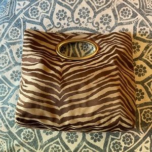 Antonio Melani Animal print clutch purse